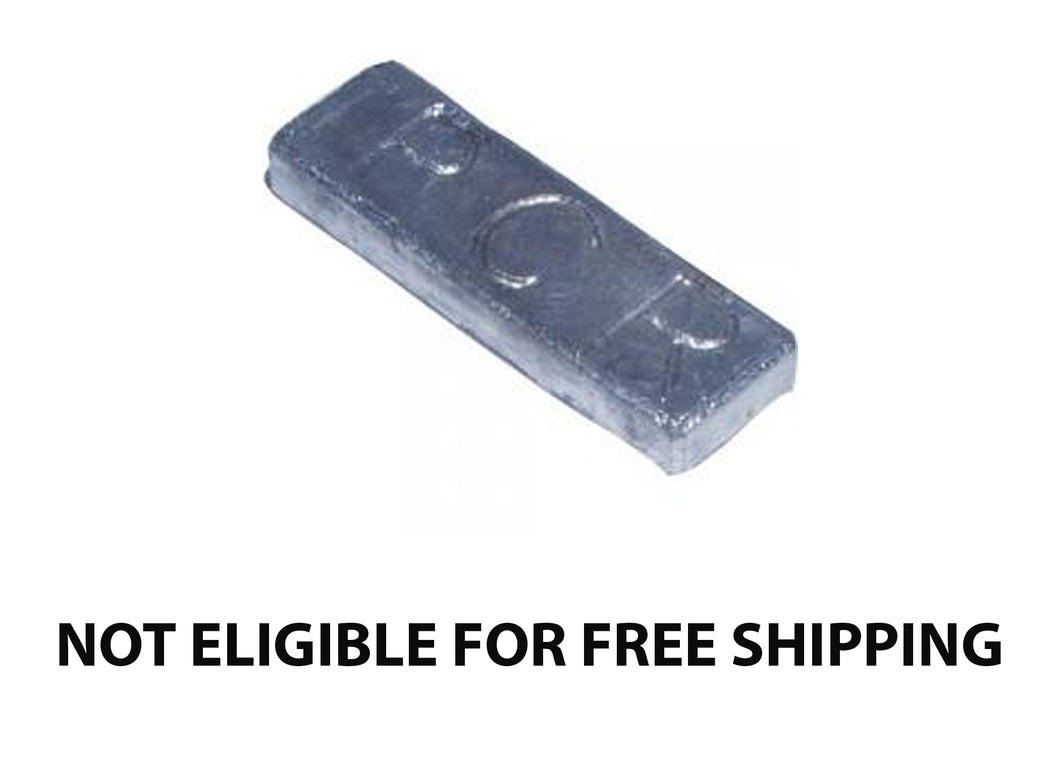 Lead, 3/4” x 3-1/2” x 11-3/4” Rectangle, 10 lbs.